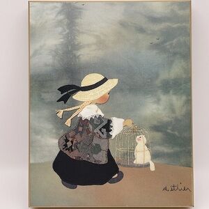 Diane Ethier, DE201, “Running Away From Home”, Print on Wood Frame, Canada